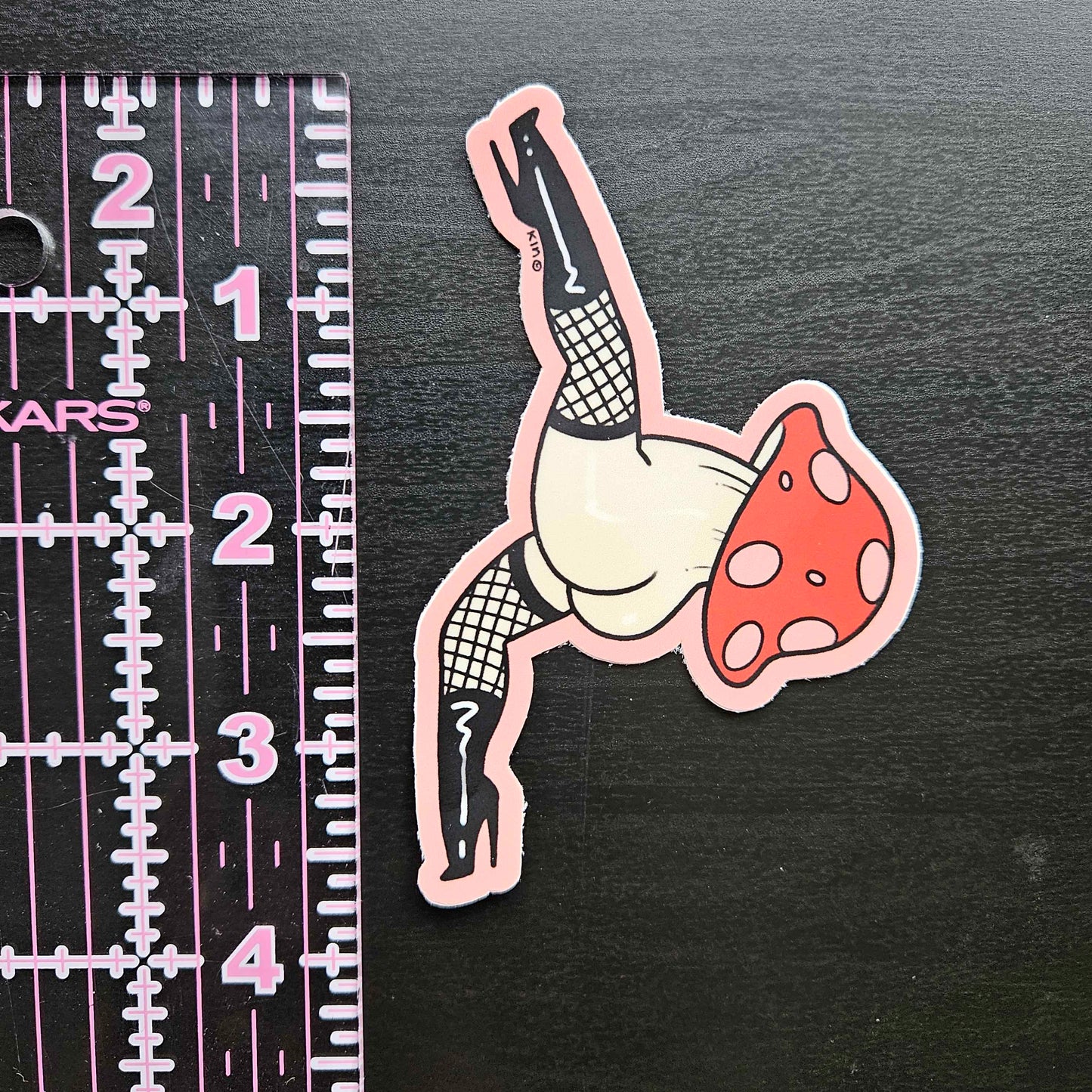 Mushroom Leggy Sticker
