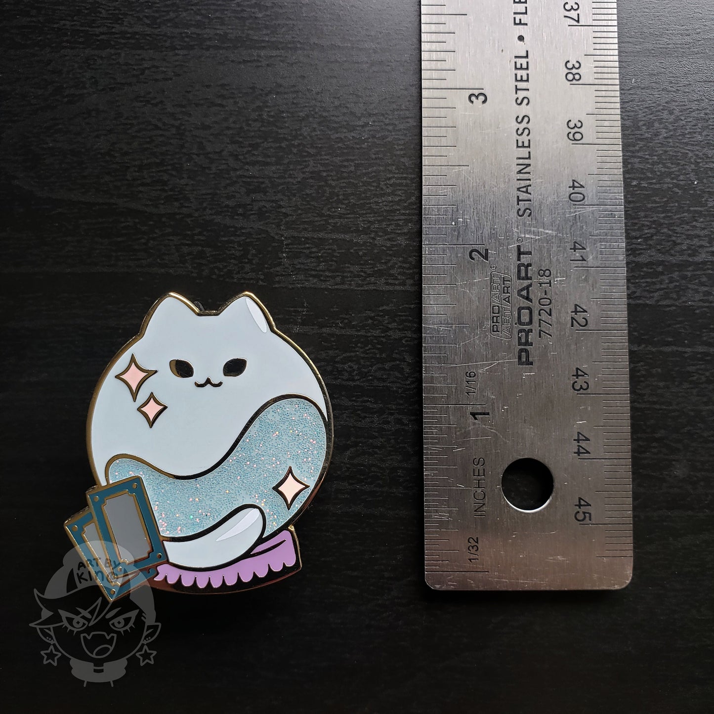Crystal Ball Cat Enamel Pin