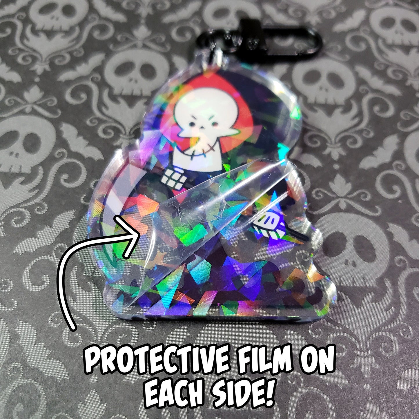 Cartoon Grim Reaper Charm