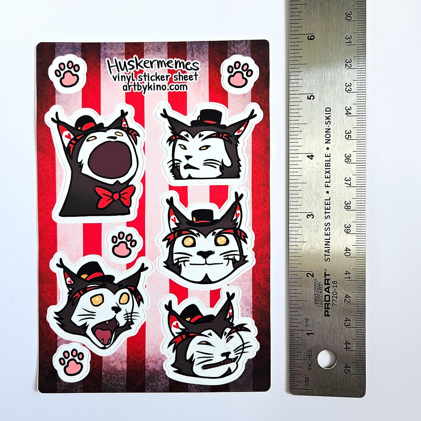 Hazbin Hotel Husker Memes Sticker Sheet