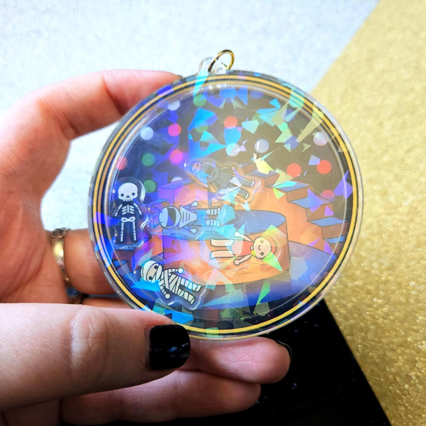 Daft Music Shaker Charm