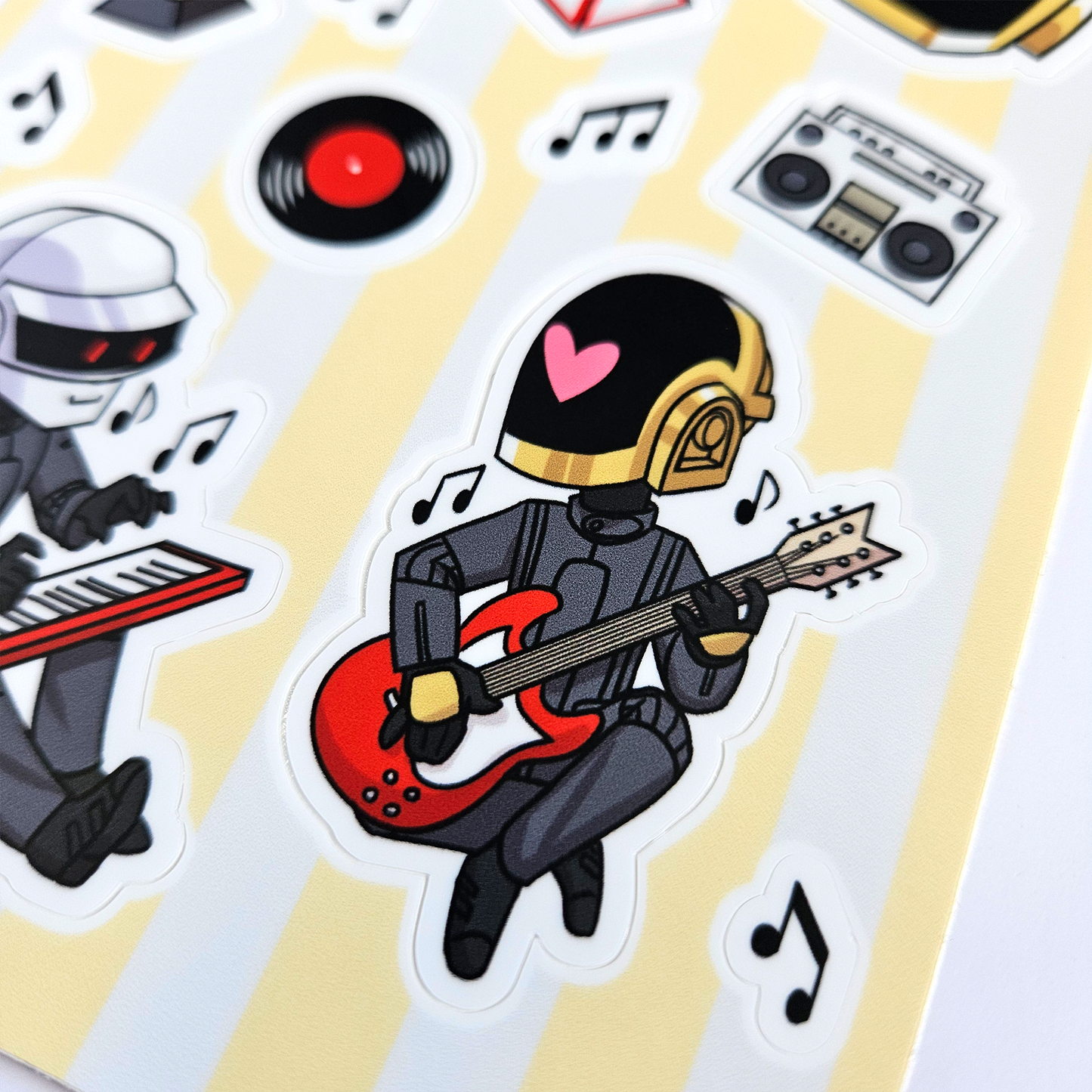 Daft Music Sticker Sheet