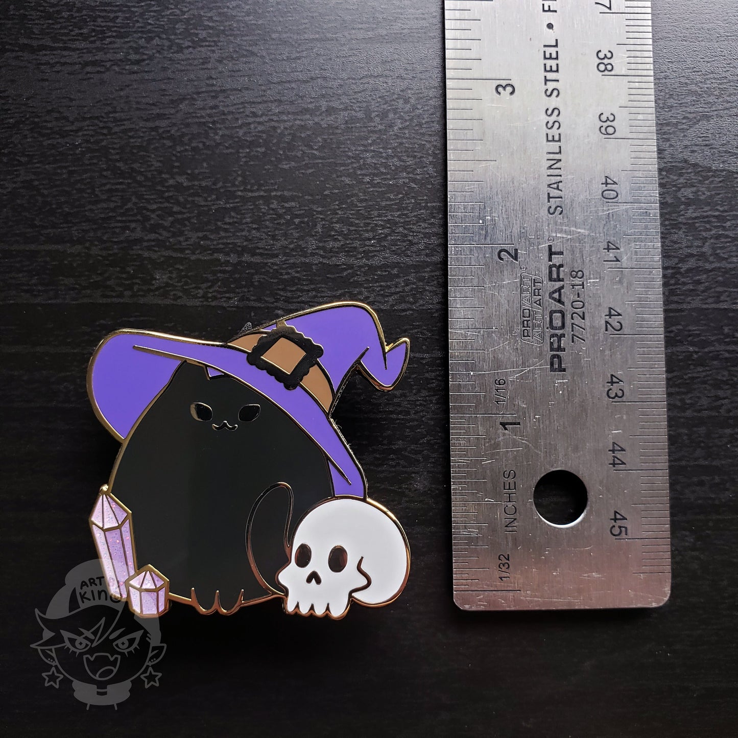 Witch Cat Enamel Pin