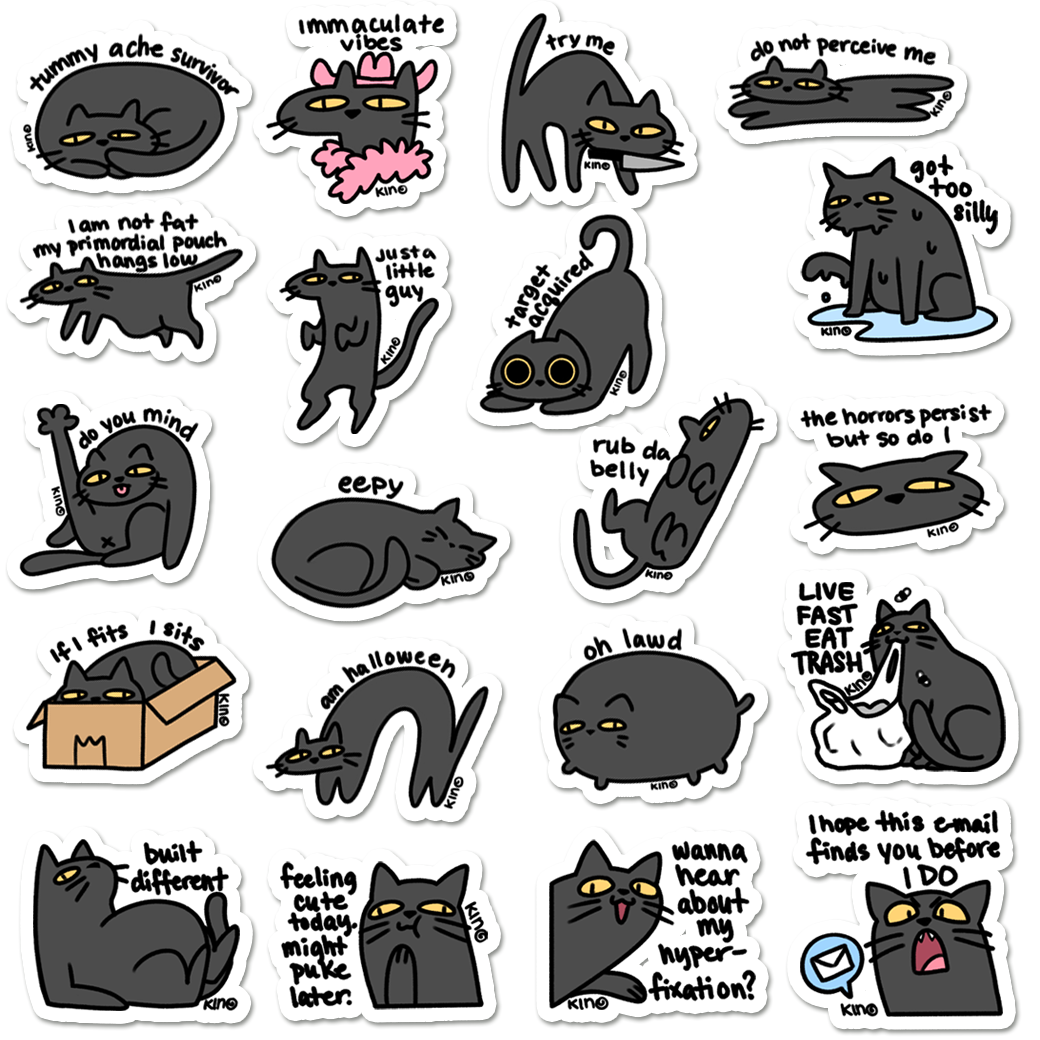 Cat Meme Stickers